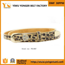 Ladies Hot Sale Style Studded Belt Small Studs in PU Belts